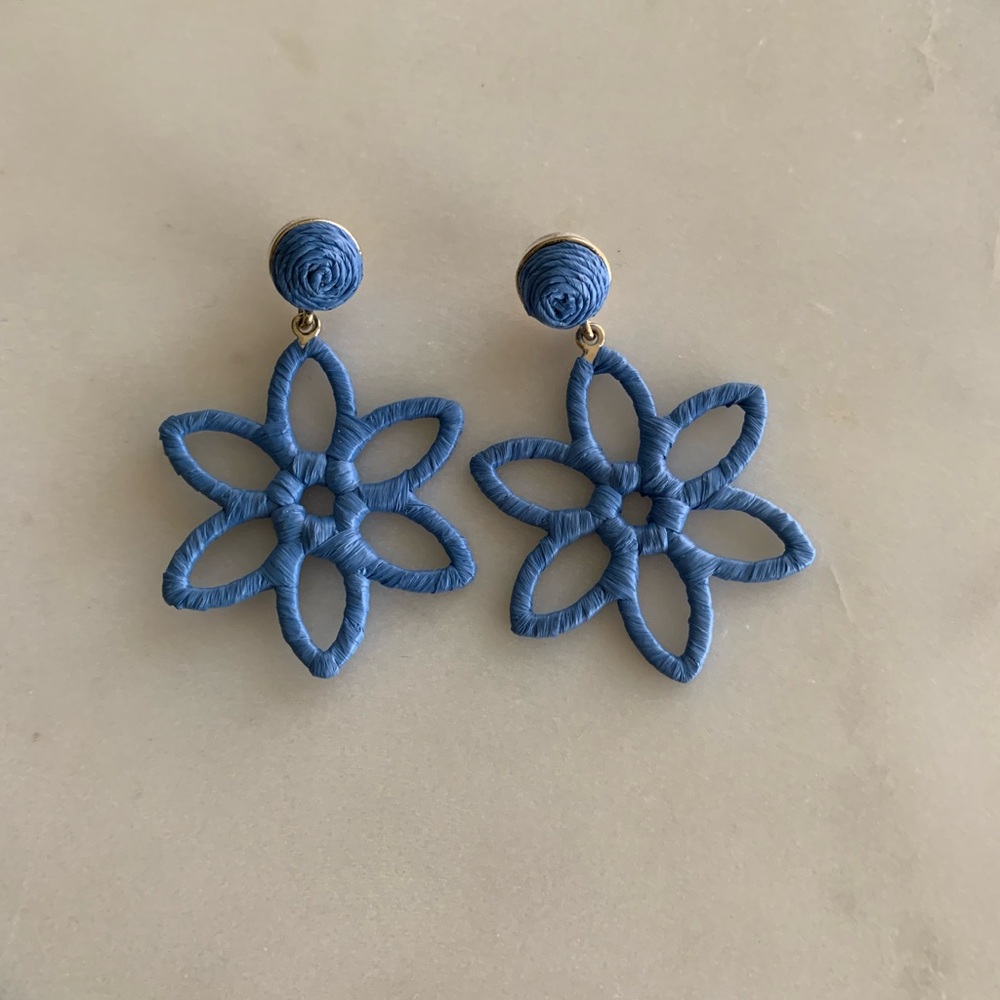 J. Crew Floral Statement Earrings